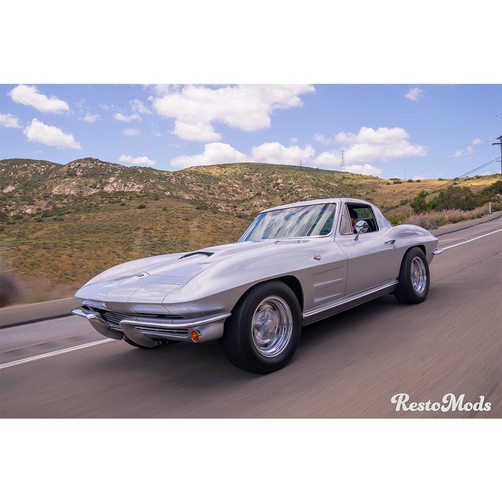 '64 Corvette Sting Ray G-Force Poster