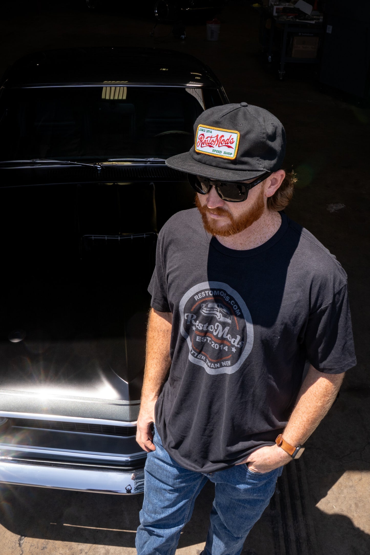 Black RestoMods Retro fit – Logo T-Shirt