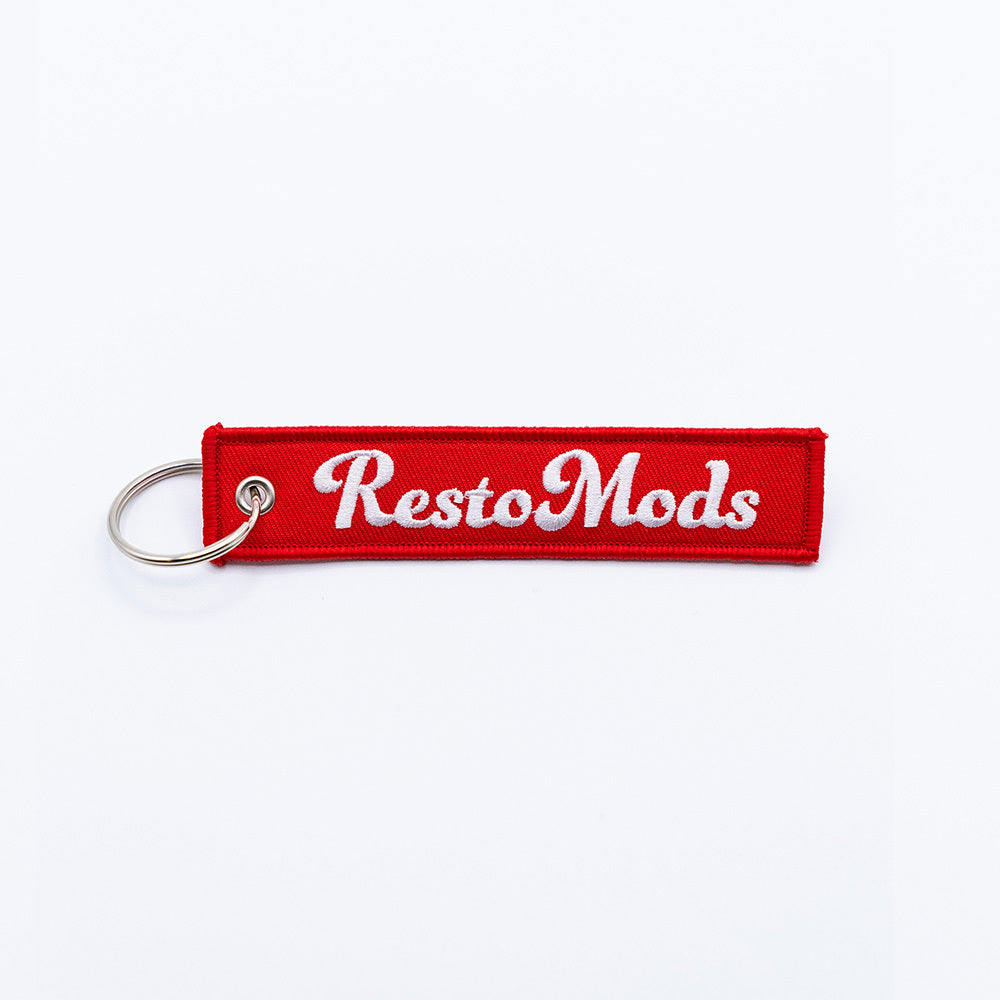 Red RM Logo Jet Tag