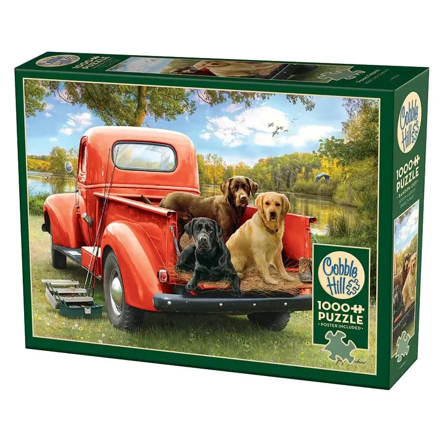 Fishing Friends 1000 Piece Jigsaw Puzzle Cobble Hill – Restomods
