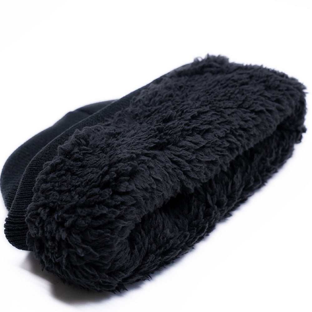 R/M Sherpa Black Beanie