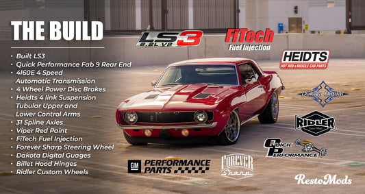 Here's the Stacked Build Sheet on this '69 LS Swapped Camaro
