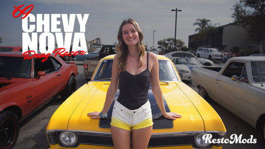 Young Drag Racer Lydia Smokes the Competition in her '69 Chevy Nova