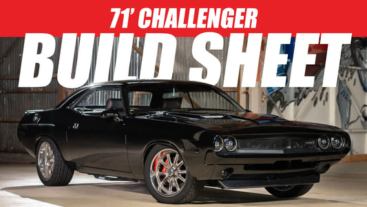 The RM19 1971 Dodge Challenger HEMI Build Sheet