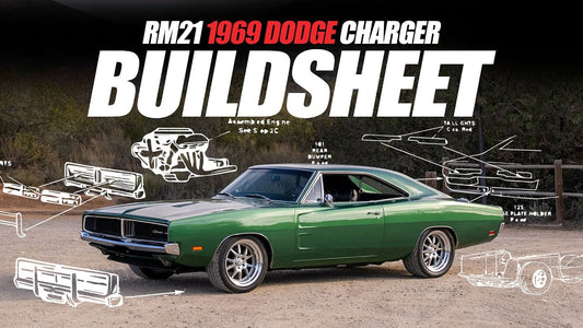 The RM21 1969 Dodge Charger Buildsheet