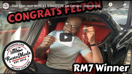 Congratulations to our 1968 Camaro LS1 Winner