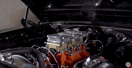 The '69 Charger gets a FiTech EFI Six Pack