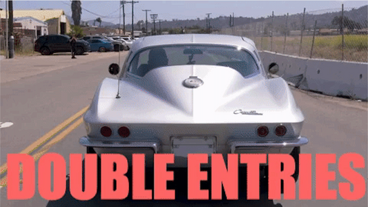 DOUBLE ENTRIES ARE LIVE for the '64 Corvette Sting Ray Sweepstakes