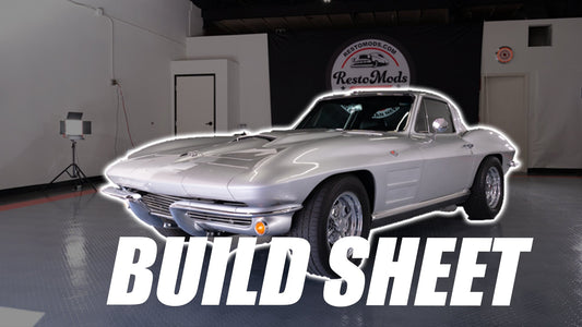 The '64 Corvette Build Sheet