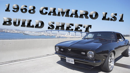 The 1968 Camaro LS1 Sweepstakes Car Details