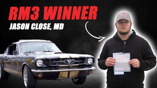Congratulations to Our 1965 Mustang Fastback WINNER