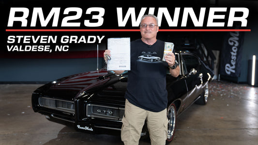 Congratulations to our 1968 Pontiac GTO Winner