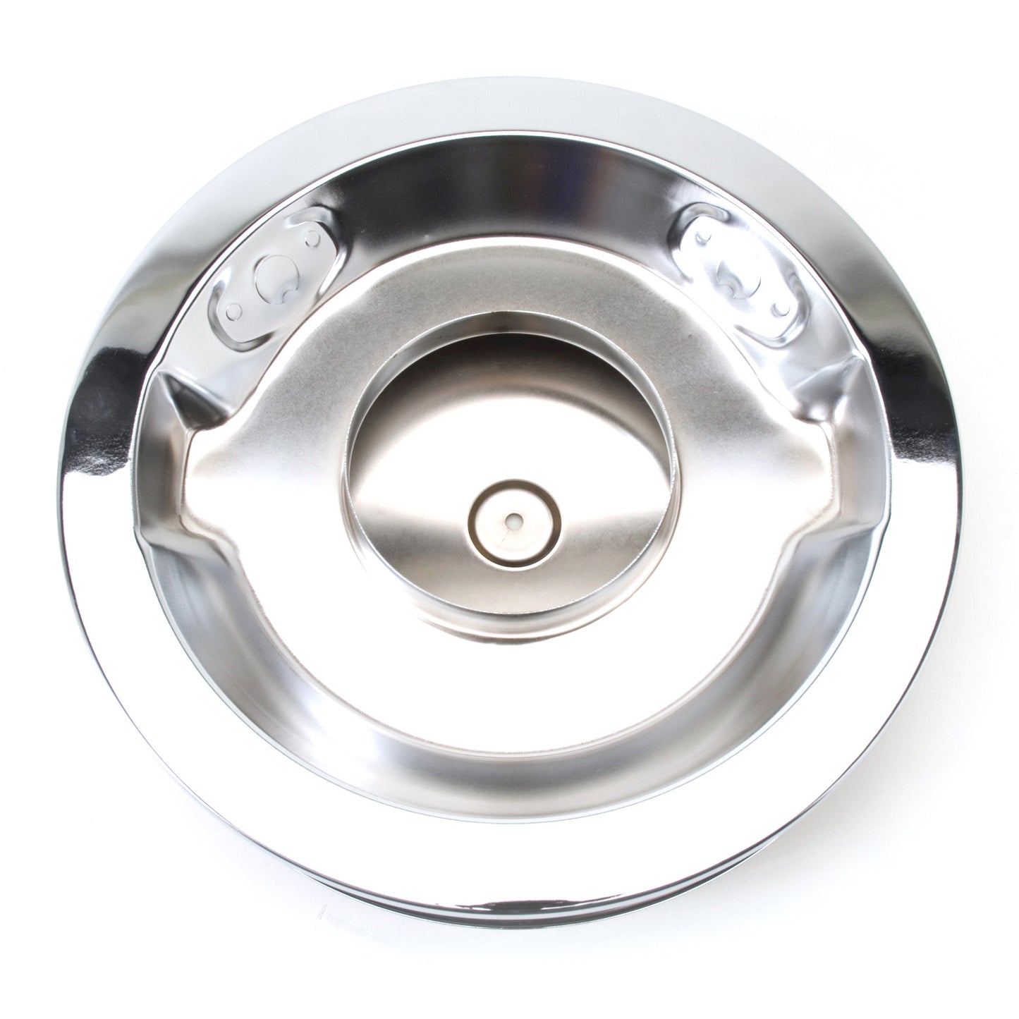 Edelbrock - Pro-Flo Chrome 14in. Round Air Cleaner with 3in. Paper Element (Deep Flange) - 1221