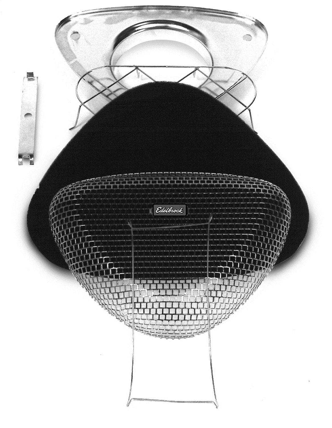 Edelbrock - Pro-Flo 1000 Series Chrome Air Cleaner with Foam Element with 5-1/8" Air Horn - 1002
