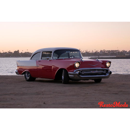 '57 Chevy 150 Sunset Poster