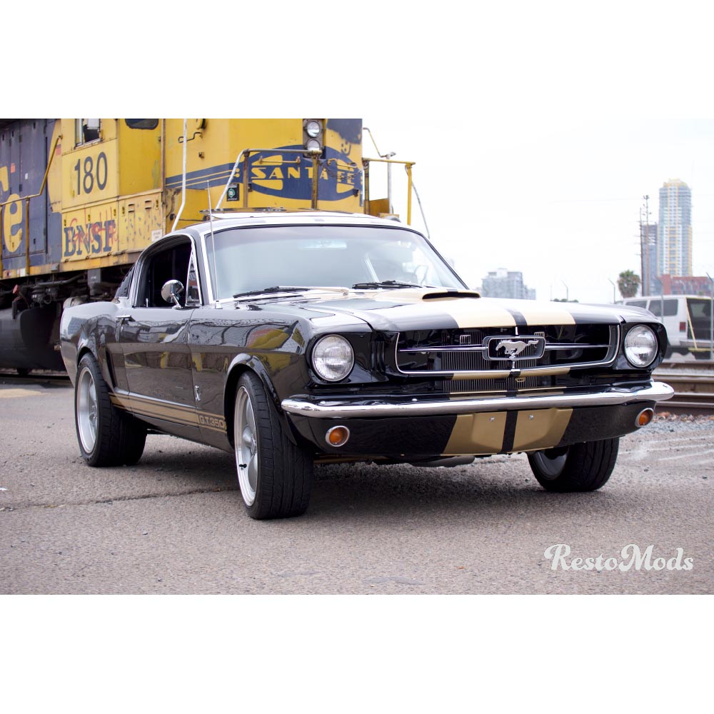 '65 Mustang Fastback Derailed Poster