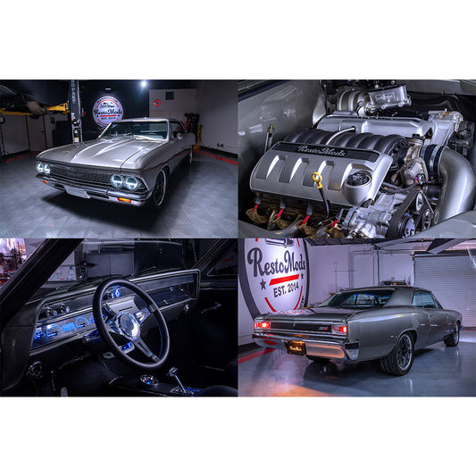 66 Chevelle All Angles Poster