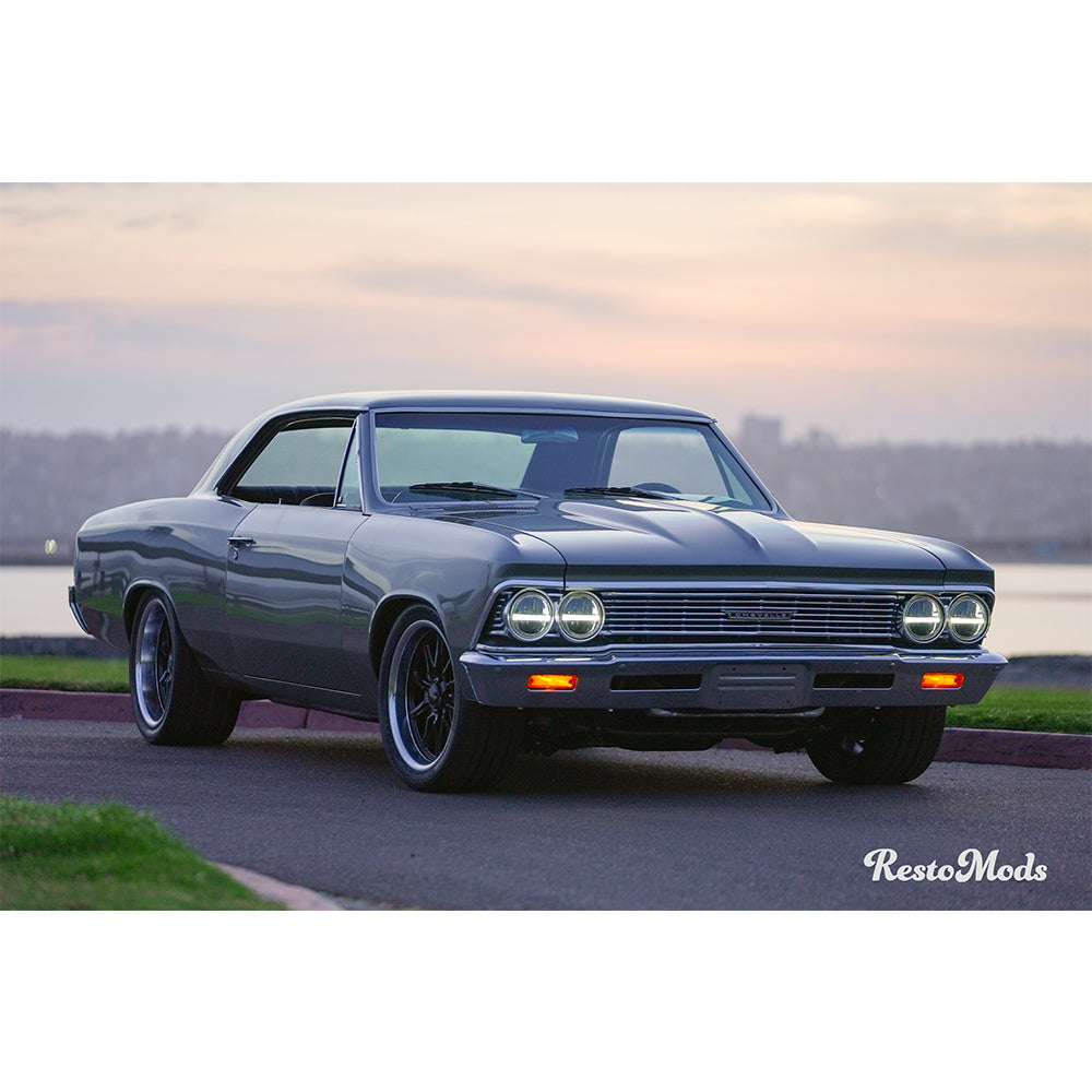 66 Chevelle Silver Baller Poster