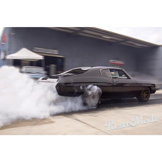 '71 Chevelle Supercharged Burnout Poster