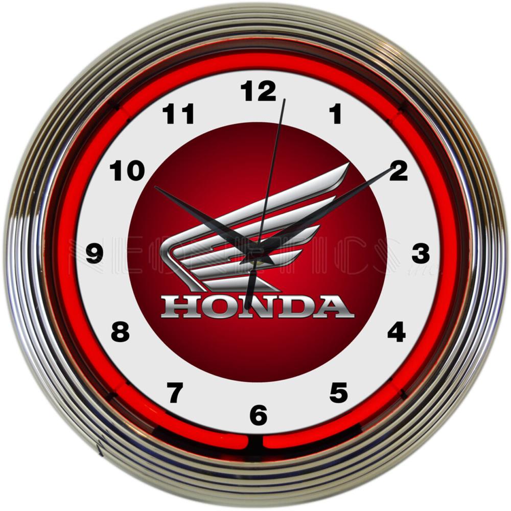 Neonetics Honda Red Neon Clock 15" (CCC)