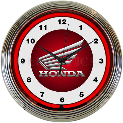Neonetics Honda Red Neon Clock 15" (CCC)