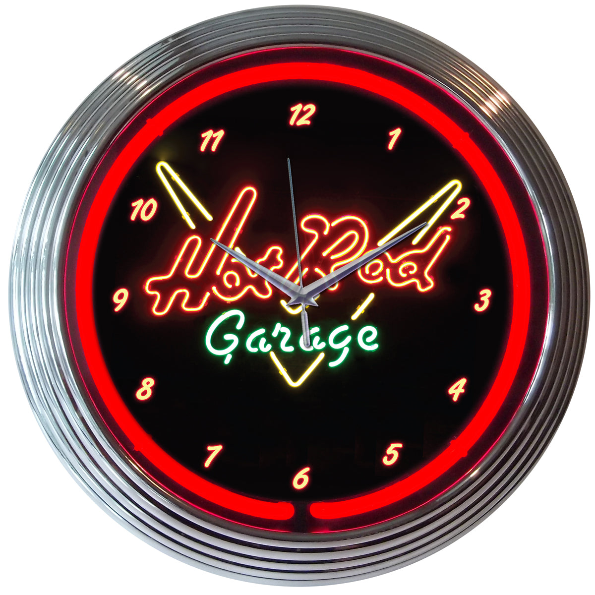 Neonetics Hot Rod Garage Neon Clock (CCC)