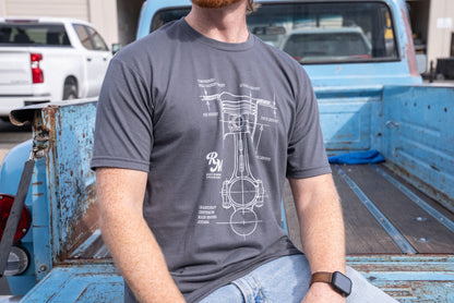 Piston Diagram Tee