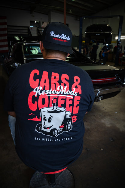 Cars & Coffee Tee