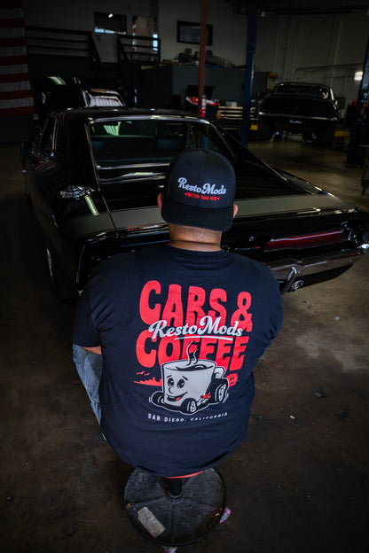 Cars & Coffee Tee