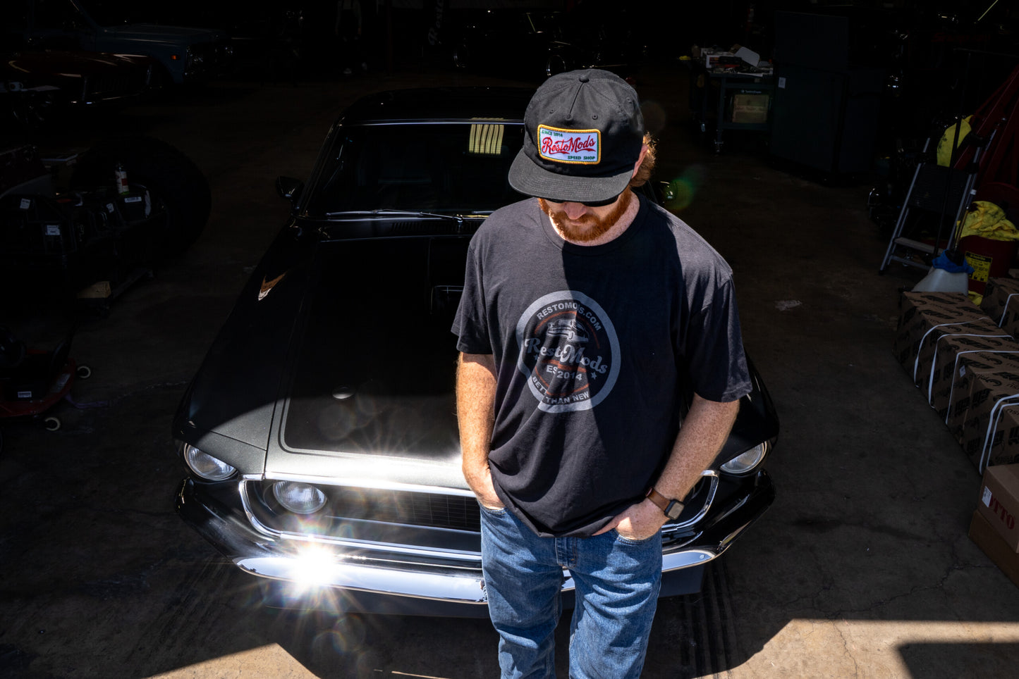 Black RestoMods Retro fit – Logo T-Shirt