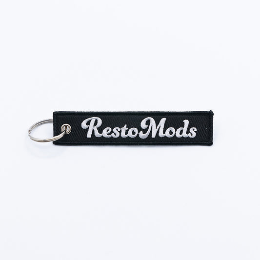 Black RM Logo Jet Tag