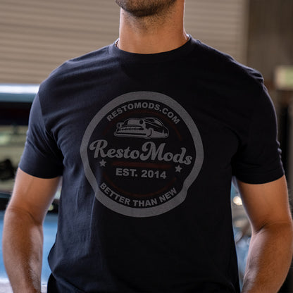Black RestoMods Retro fit – Logo T-Shirt