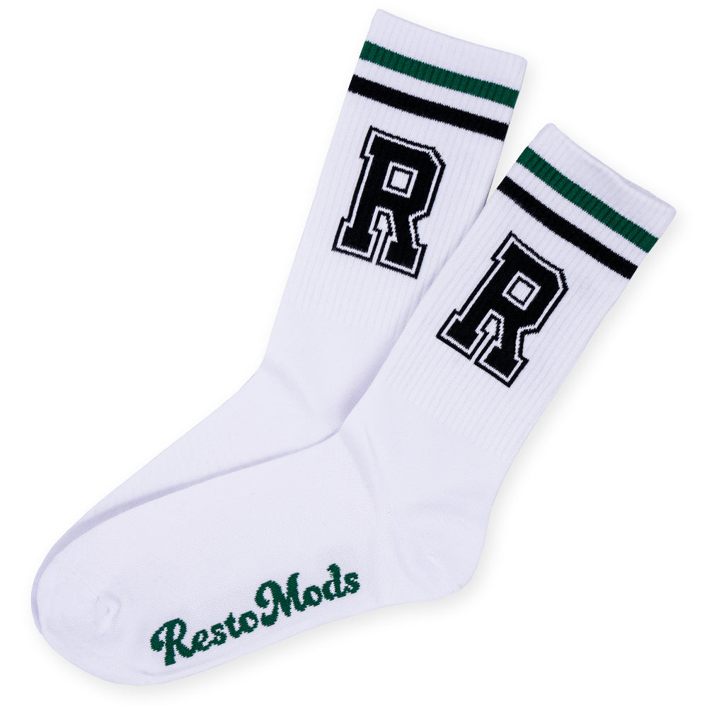 College Socks White