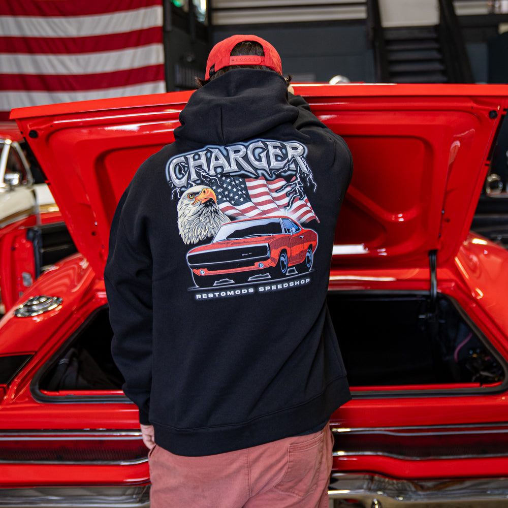 American Charger Oversized Hoodie