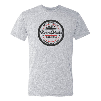 Grey RestoMods Retro Fit - Logo T-Shirt