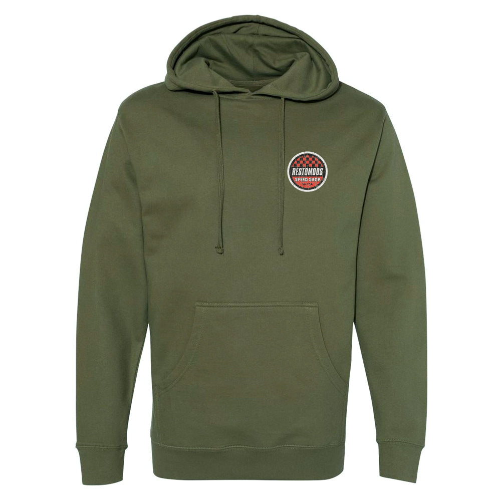 Speed Circle Olive Hoodie