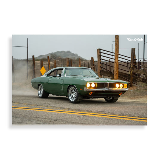 Burning Rubber Poster