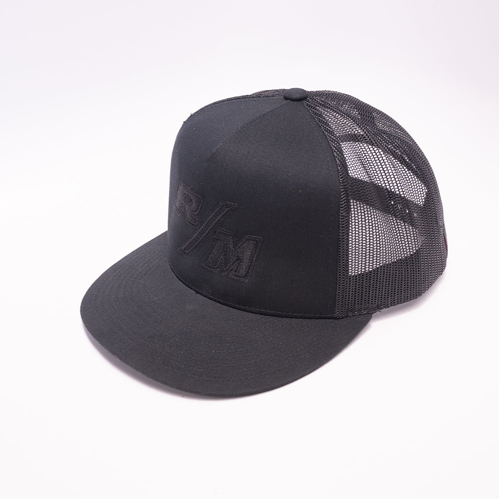 R/M Blackout Series Snapback Hat