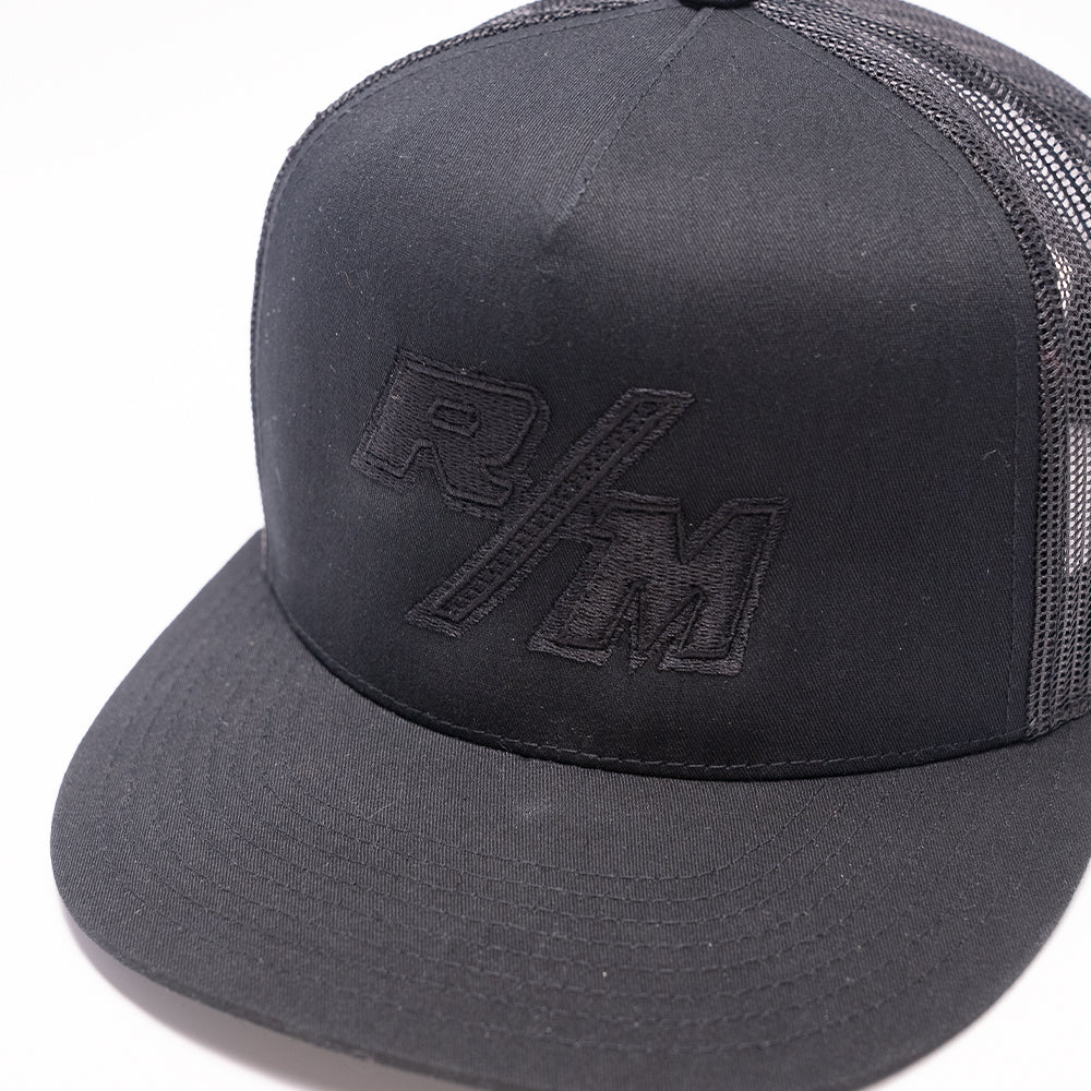 R/M Blackout Series Snapback Hat