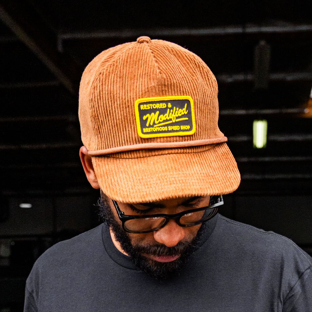 Restored and Modified Corduroy Hat