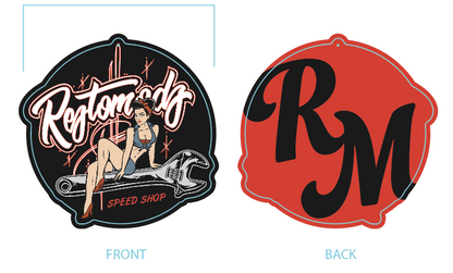 Wrench Pinup Air Freshener (2pc)