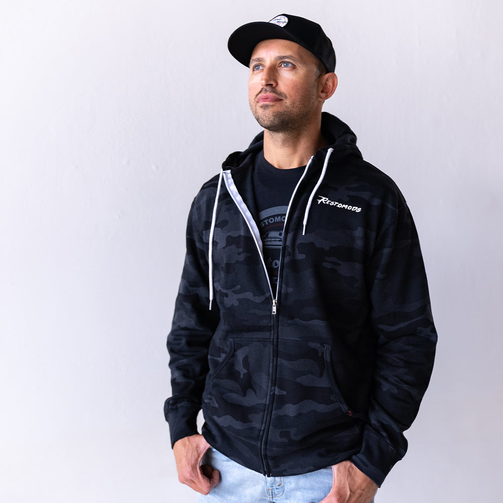 Smoke 'N' Rubber Camo Zip Hoodie