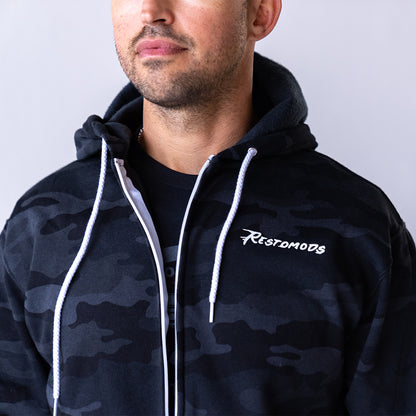Smoke 'N' Rubber Camo Zip Hoodie
