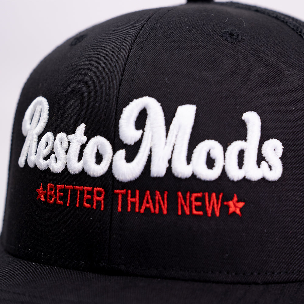 Better Than New Black Snapback Hat
