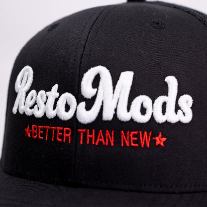 Better Than New Black Snapback Hat