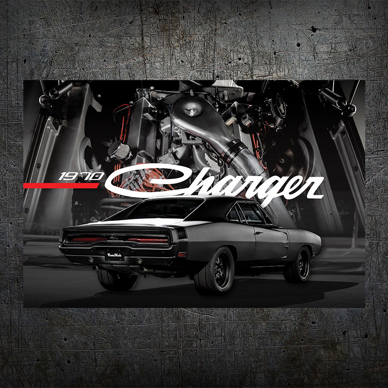 70 Charger "Ghosted" Poster
