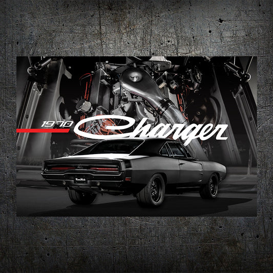70 Charger "Ghosted" Poster