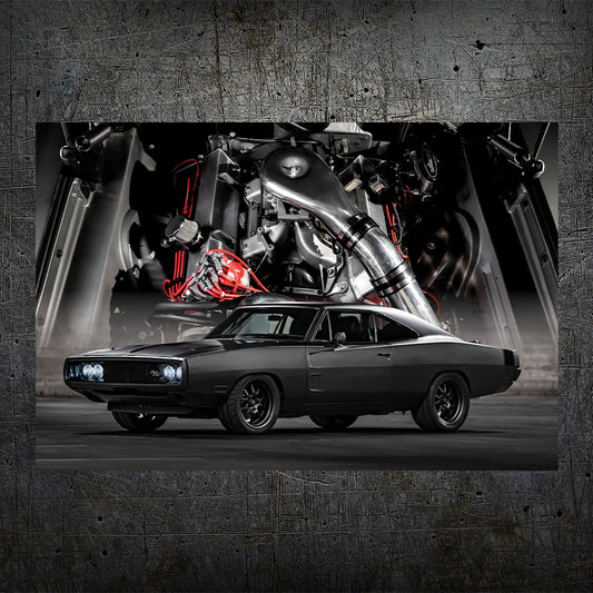 70 Charger "Blackjack" Poster