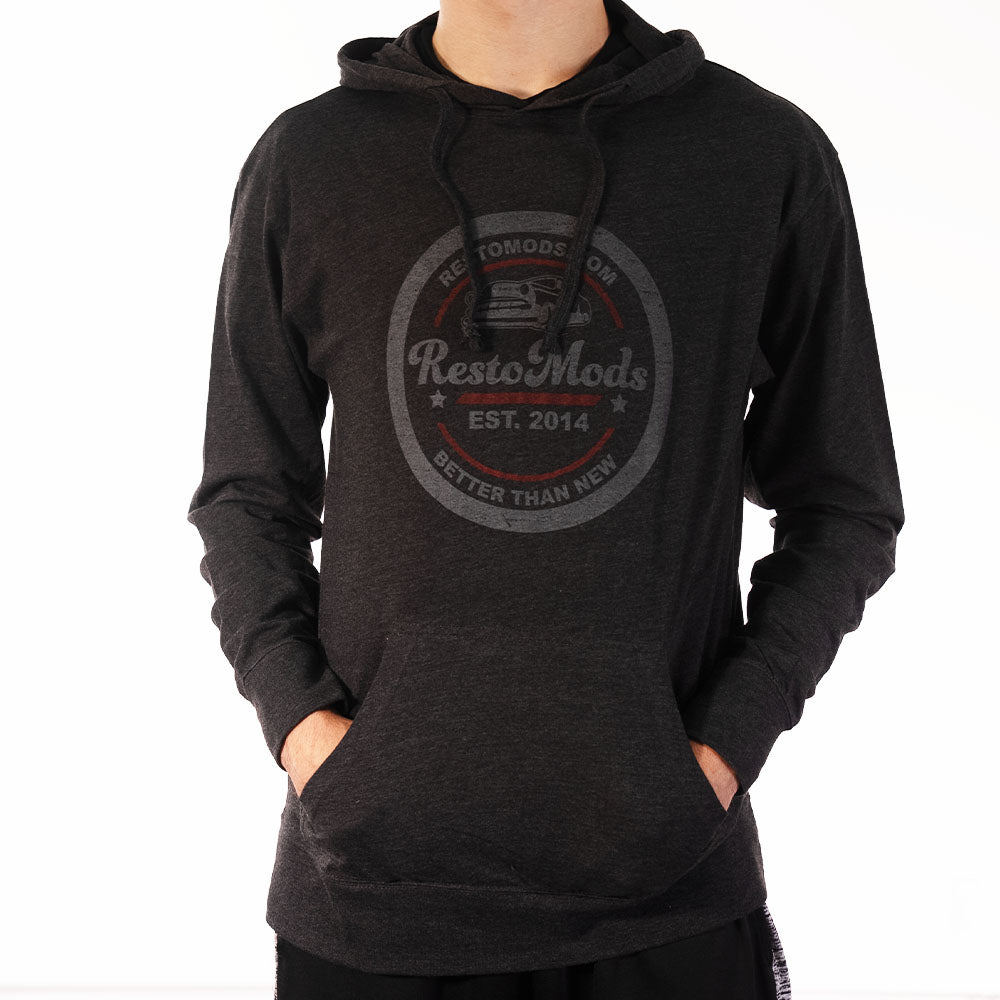 Charcoal RestoMods Lightweight Hoodie