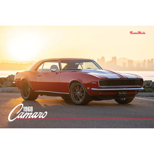 68 Camaro Sunset Poster